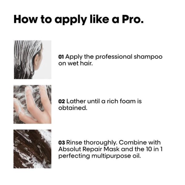 Absolut Repair Shampoo For Dry and Damaged Hair With Wheat Protein 300ml