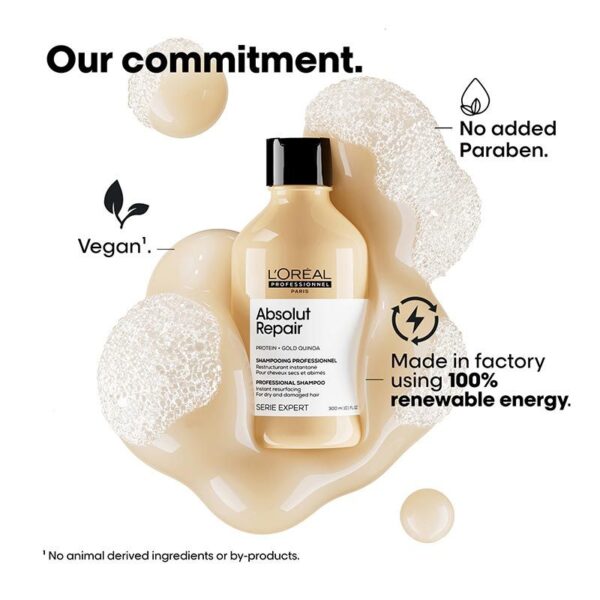 Absolut Repair Shampoo For Dry and Damaged Hair With Wheat Protein 300ml