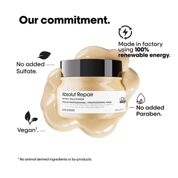 Absolut Repair Mask For Dry and Damaged Hair With Wheat Protein 250gm