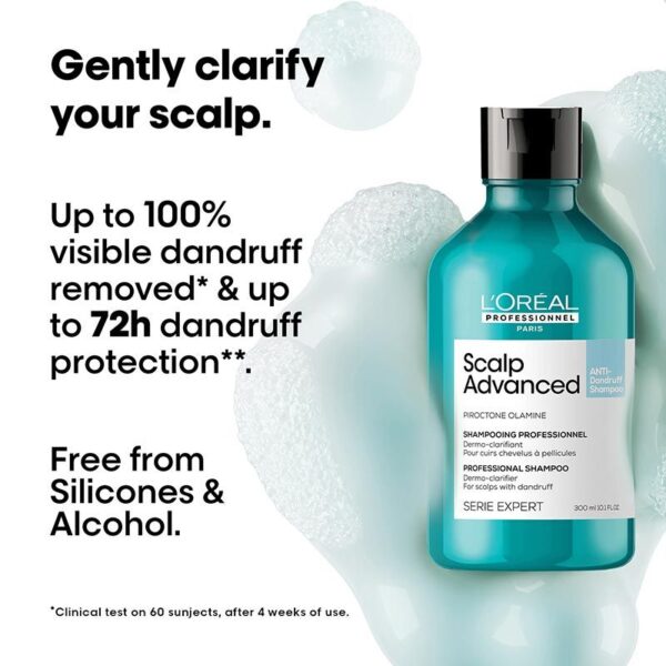 Scalp Advanced Anti-Dandruff Dermo-Clarifier Shampoo Removes Dandruff 300ml