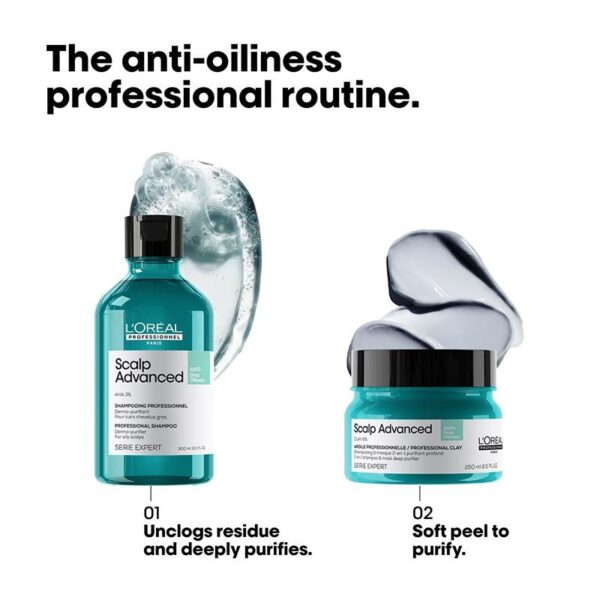 Scalp Advanced Anti-Oiliness 2-In-1 Deep Purifier Clay for Very Oily Scalp 250ml