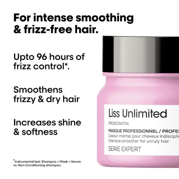 Liss Unlimited Mask for Frizzy & Unruly Hair With Pro-Keratin 250gm