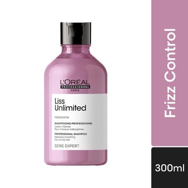 Liss Unlimited Shampoo for Frizzy & Unruly Hair With Pro-Keratin 300ml