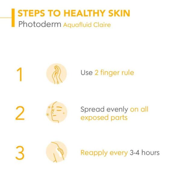 Bioderma SPF 100+ Tinted Sunscreen – Photoderm Aquafluide Claire With UVA Protection 40ml