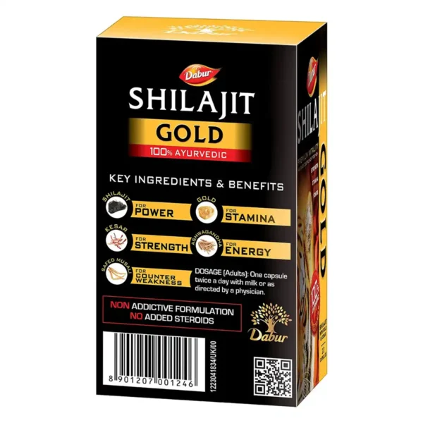 Dabur Shilajit Gold, 20 Capsules