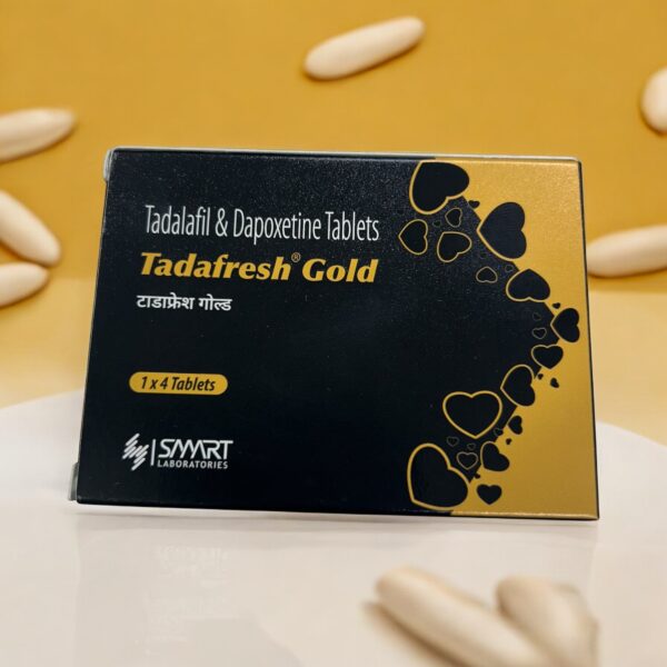 Tadafresh Gold tablet 4’s(Tadafil & dapoxetine)