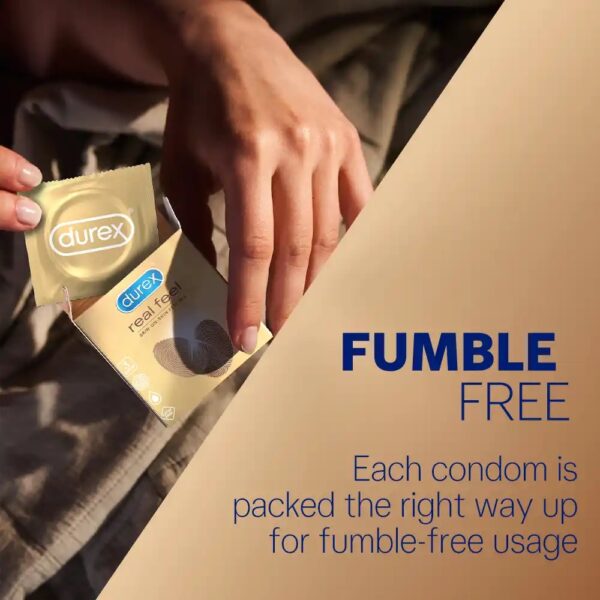 Durex Real Feel Condoms, 10 Count