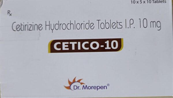 Cetico 10mg Tablet